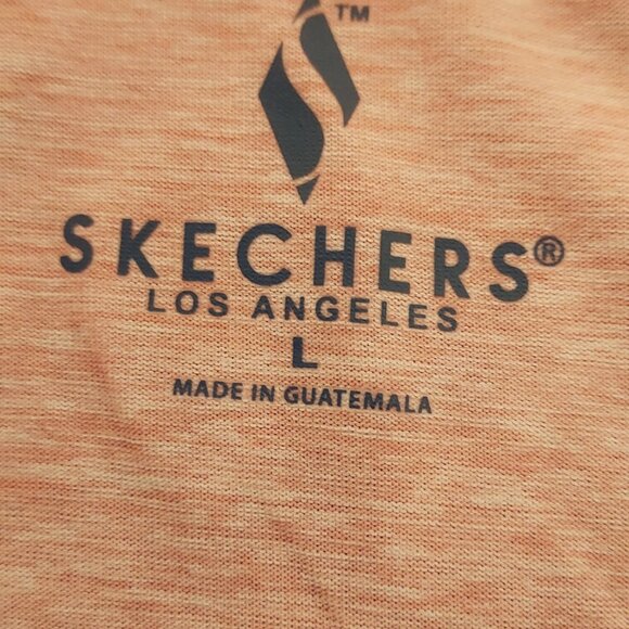 NWTs Skechers Los Angeles Activewear Pink/Lilac Long Sleeve Tee Crew Neck NEW L - Picture 11 of 11